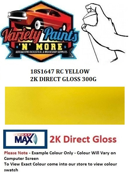 18S1647 RC YELLOW 2K DIRECT GLOSS 300G