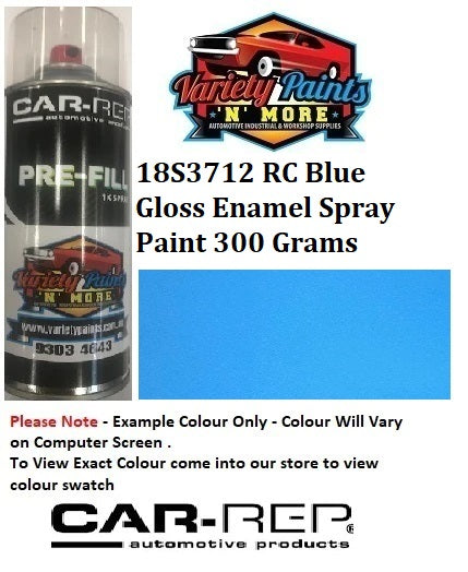 18S3712 BLUE GLOSS Enamel Custom Spray Paint 300 Grams