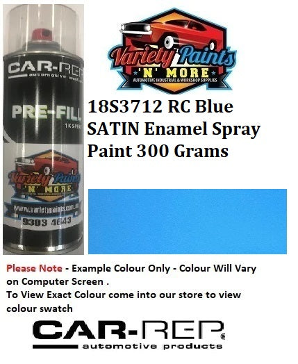 18S3712 BLUE SATIN Enamel Custom Spray Paint 300 Grams