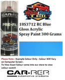 18S3712 BLUE GLOSS Acrylic Custom Spray Paint 300 Grams