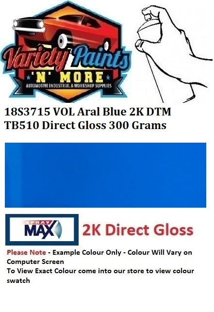 18S3715 VOL Aral Blue 2K DTM TB510 Direct Gloss 300 Grams