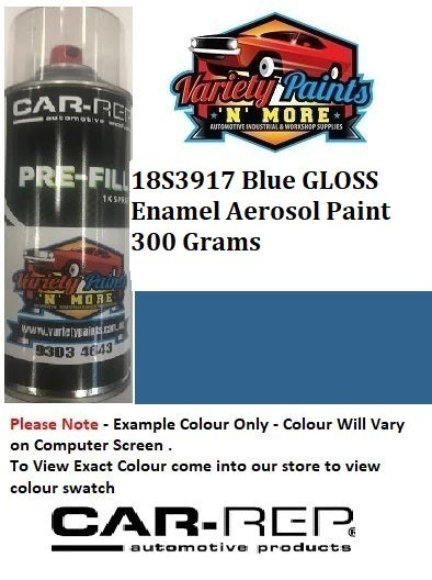 18S3917 Blue GLOSS Enamel Aerosol Paint 300 Grams