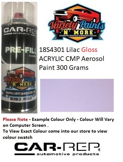 18S4301 Lilac Gloss ACRYLIC CMP Aerosol Paint 300 Grams