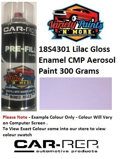 18S4301 Lilac Gloss Enamel CMP Aerosol Paint 300 Grams