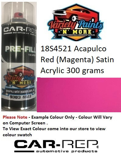 18S4521 Acapulco Red (Magenta) Acrylic SATIN 300G