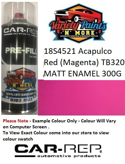 18S4521 Acapulco Red (Magenta) TB320 MATT ENAMEL 300G