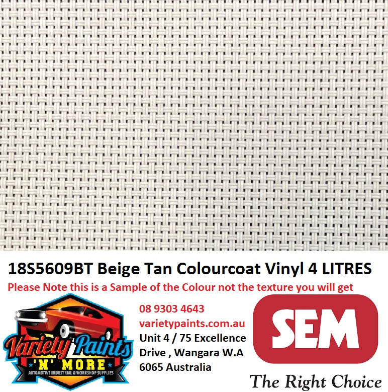 18S5609BT Beige Tan Colourcoat Vinyl 4 LITRES