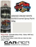 18S6502 CREAM WHITE GLOSS Enamel Spray Paint 300g