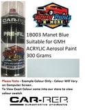 1B003 Manet Blue Suitable for GMH ACRYLIC Aerosol Paint 300 Grams