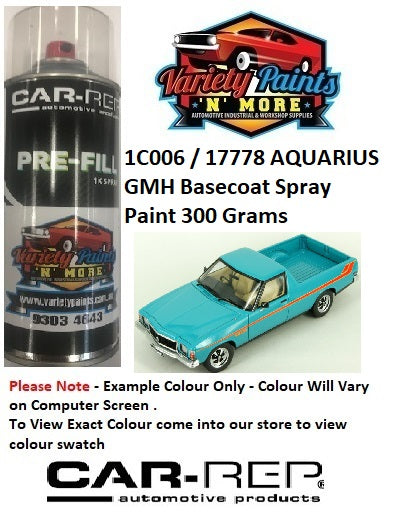 1C006 / 17778 AQUARIUS GMH Basecoat Spray Paint 300 Grams