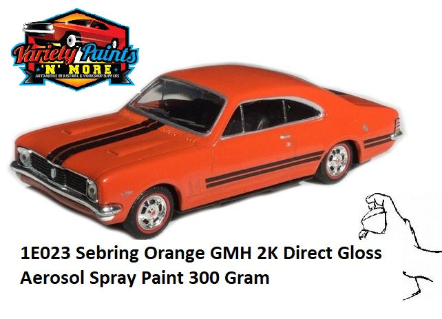 1E023/11429 Sebring Orange GMH 2K Aerosol Spray Paint 300 Gram