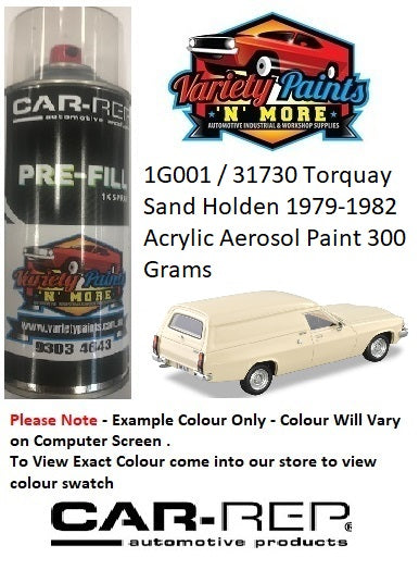 1G001 / 31730 Torquay Sand Holden 1979-1982 Acrylic Aerosol Paint 300 Grams 1IS 99A