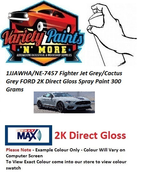1JJAWHA/NE-7457 Fighter Jet Grey/Cactus Grey FORD 2K Direct Gloss Spray Paint 300 Grams 