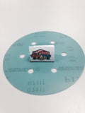 Velocity SINGLE 2000G Velcro Blue Film Disc 6 Hole 150mm Variety Paints N More Wangara W.A 