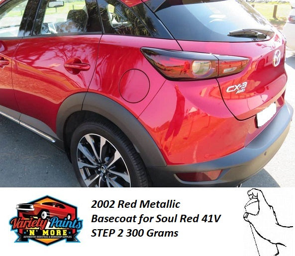 2002 Crystal Soul Red BASE Colour Spray Paint 300g STEP 2 (See Notes)