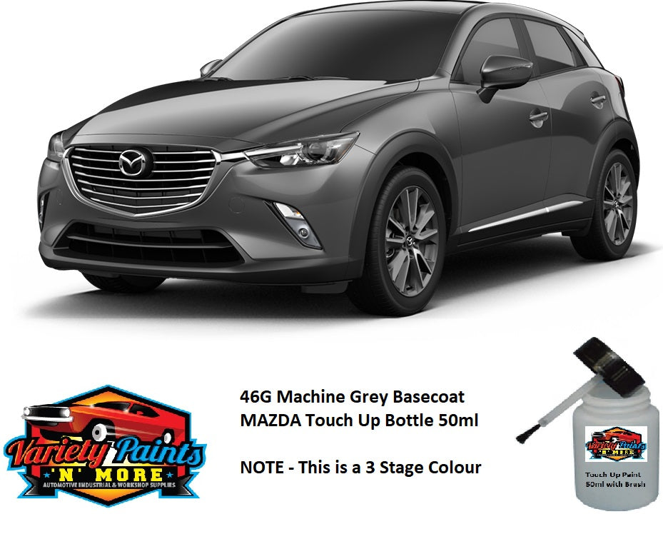 1809 Black Base Basecoat MAZDA Touch Up Bottle 50ml
