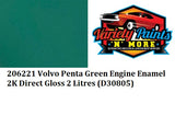 206221 Volvo Penta Green Engine Enamel 2K Direct Gloss 2 Litres (D30805)