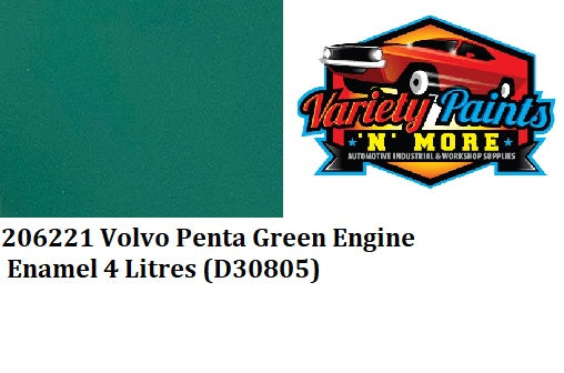 206221 Volvo Penta Green Engine Enamel 4 Litres (D30805)