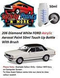 206 Diamond White FORD Acrylic Touch Up Bottle with Brush