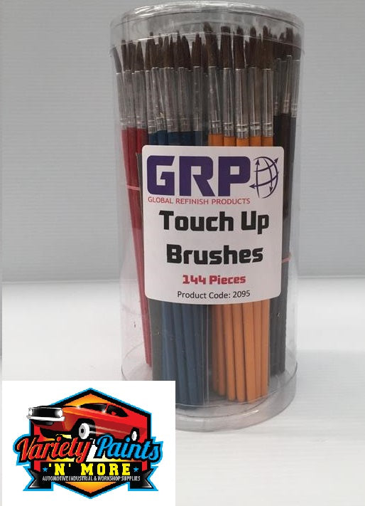 GRP 144 Mixed Touch Up Paint Brushes Pack