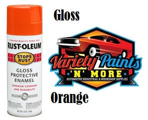 RustOLeum Stops Rust Orange Gloss Aerosol 340g