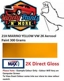 21H MARINO YELLOW VW 2K Aerosol Paint 300 Grams