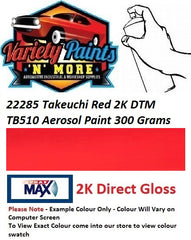 22285 Takeuchi Red 2K DTM TB510 Aerosol Paint 300 Grams