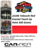 22285 Takeuchi Red Gloss Enamel Touch Up Paint 300 Grams 