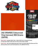 242 ORANGE Colourcoat Vinyl Aerosol 300 Grams (S0710) 2IS BOX7A
