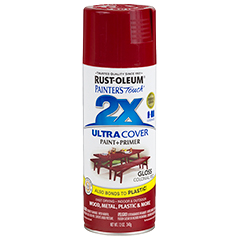 RustOleum 2X Gloss Colonial Red Ultracover Spray Paint 340 Grams