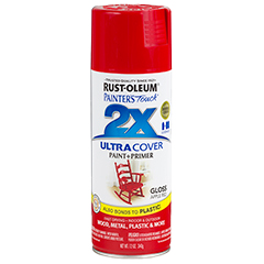 RustOleum 2X Gloss Apple Red Ultracover Spray Paint Variety Paints N More Wangara W.A 