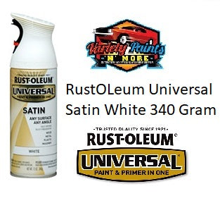 RustOLeum Universal Satin WHITE 340 Gram