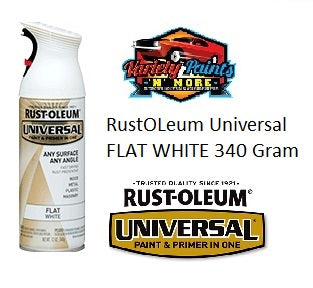 RustOLeum Universal FLAT WHITE 340 Gram