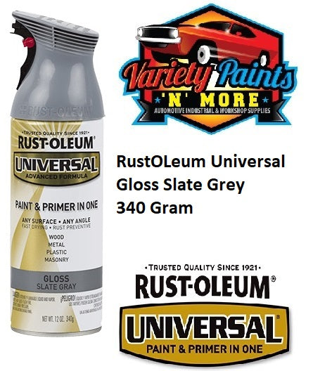 RustOLeum Universal Gloss Slate Grey 340 Gram