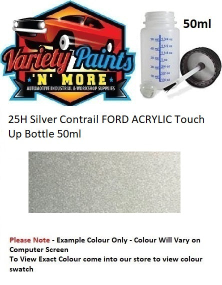 25H Silver Contrail FORD ACRYLIC Touch Up Bottle 50ml