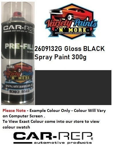2609132G Gloss BLACK Spray Paint 300g
