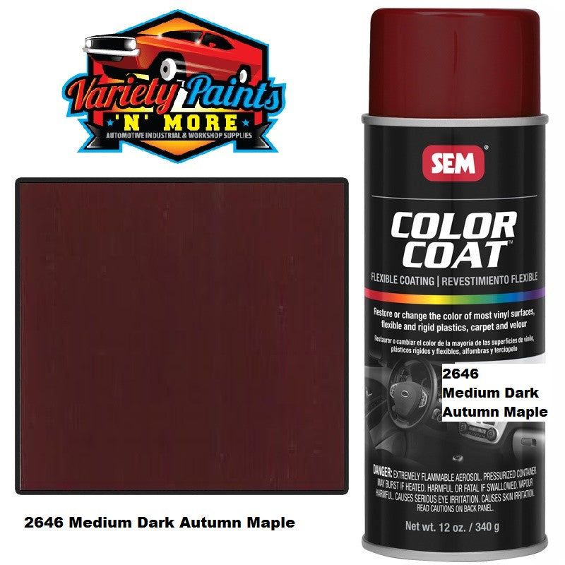 SEM Medium Dark Autumn Maple Colourcoat Vinyl Aerosol 300 grams