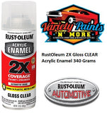 RustOleum 2X Gloss Clear Acrylic Enamel 340 Grams