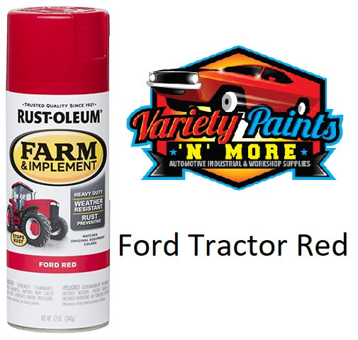 RustOleum Ford Tractor Red Farm & Implement Enamel Spray Paint 340 Gram