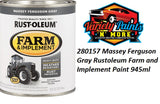 RustOleum Massey Ferguson Grey Enamel Paint 946ml Variety Paints N MORE 