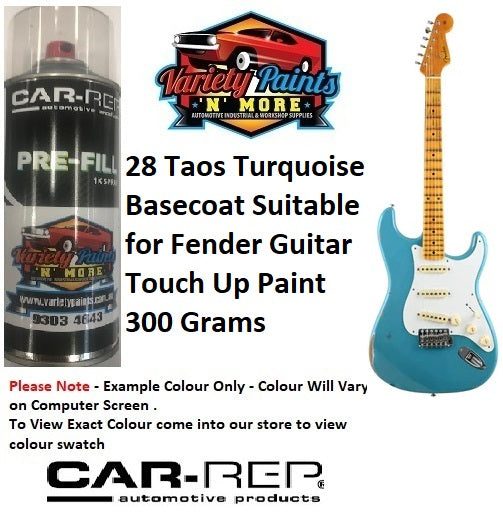 28 Taos Turquoise Basecoat Suitable for Fender Guitar Touch Up Paint 300 Grams