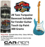 28 Taos Turquoise Basecoat Suitable for Fender Guitar Touch Up Paint 300 Grams