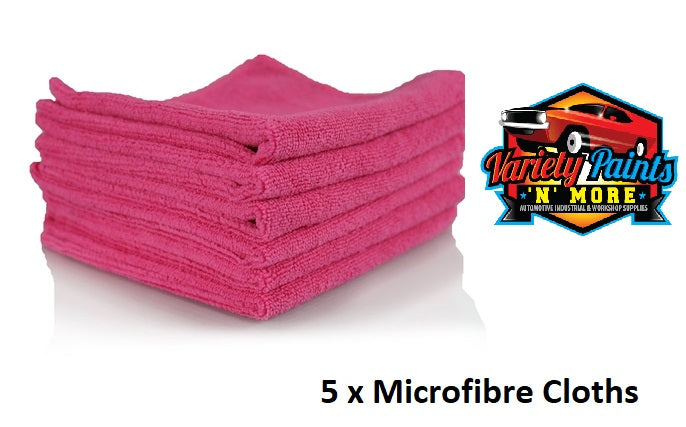 5 x Microfibre Cloth PURPLE