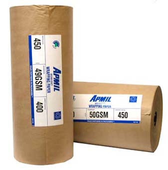 APMIL Masking Paper KRAFT 450mm x 400M 49gsm
