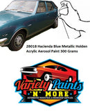 2B018 Hacienda Blue Metallic Holden ACRYLIC Aerosol Paint 300 Grams 