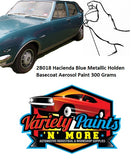2B018 Hacienda Blue Metallic Holden Basecoat Aerosol Paint 300 Grams 