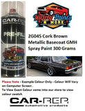2G045 Cork Brown Metallic Basecoat GMH Spray Paint 300 Grams 