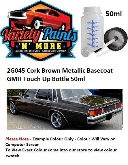 2G045 Cork Brown Metallic Basecoat GMH Touch Up Bottle 50ml
