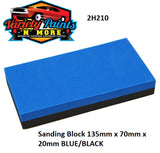 Sanding Block 135mm x 70mm x 20mm Blue/Black