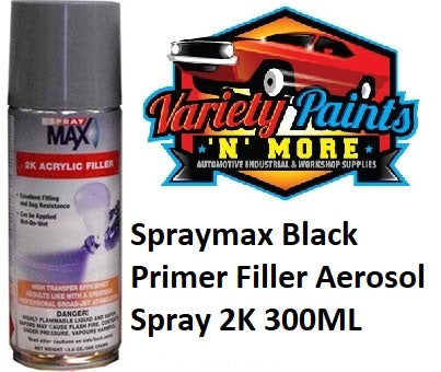 Spraymax Troton 2K Hibuild Primer Filler Black 300 Grams